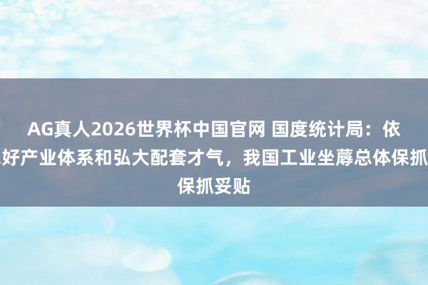 AG真人2026世界杯中国官网 国度统计局：依靠完好产业体系和弘大配套才气，我国工业坐蓐总体保抓妥贴