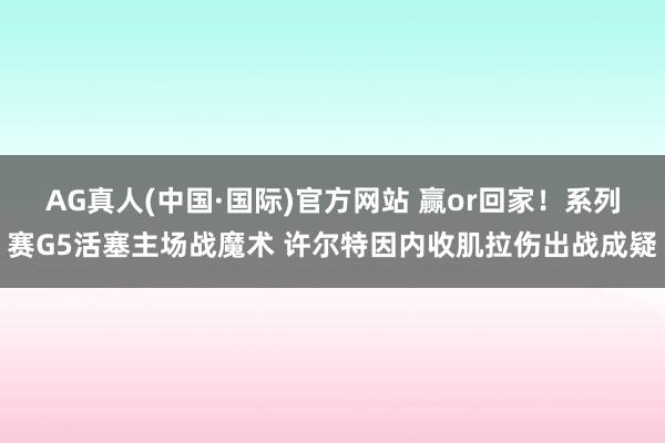 AG真人(中国·国际)官方网站 赢or回家！系列赛G5活塞主场战魔术 许尔特因内收肌拉伤出战成疑